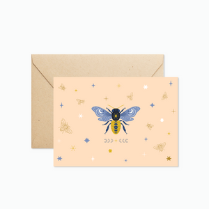 Mystical Bee Greeting Card