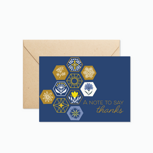 A Note to Say Thanks Greeting Card