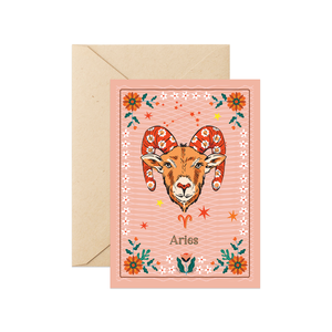 Aries Greeting Card