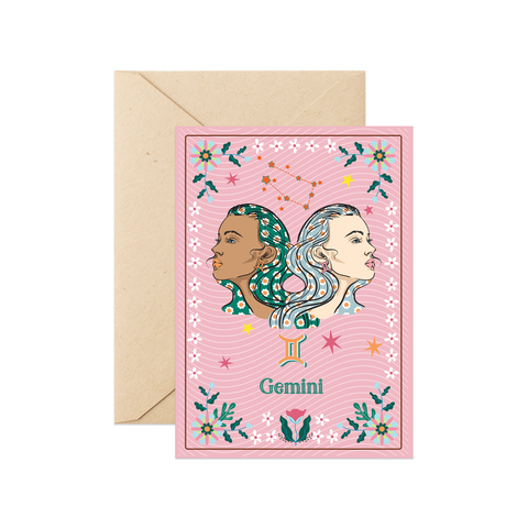 Gemini Greeting Card