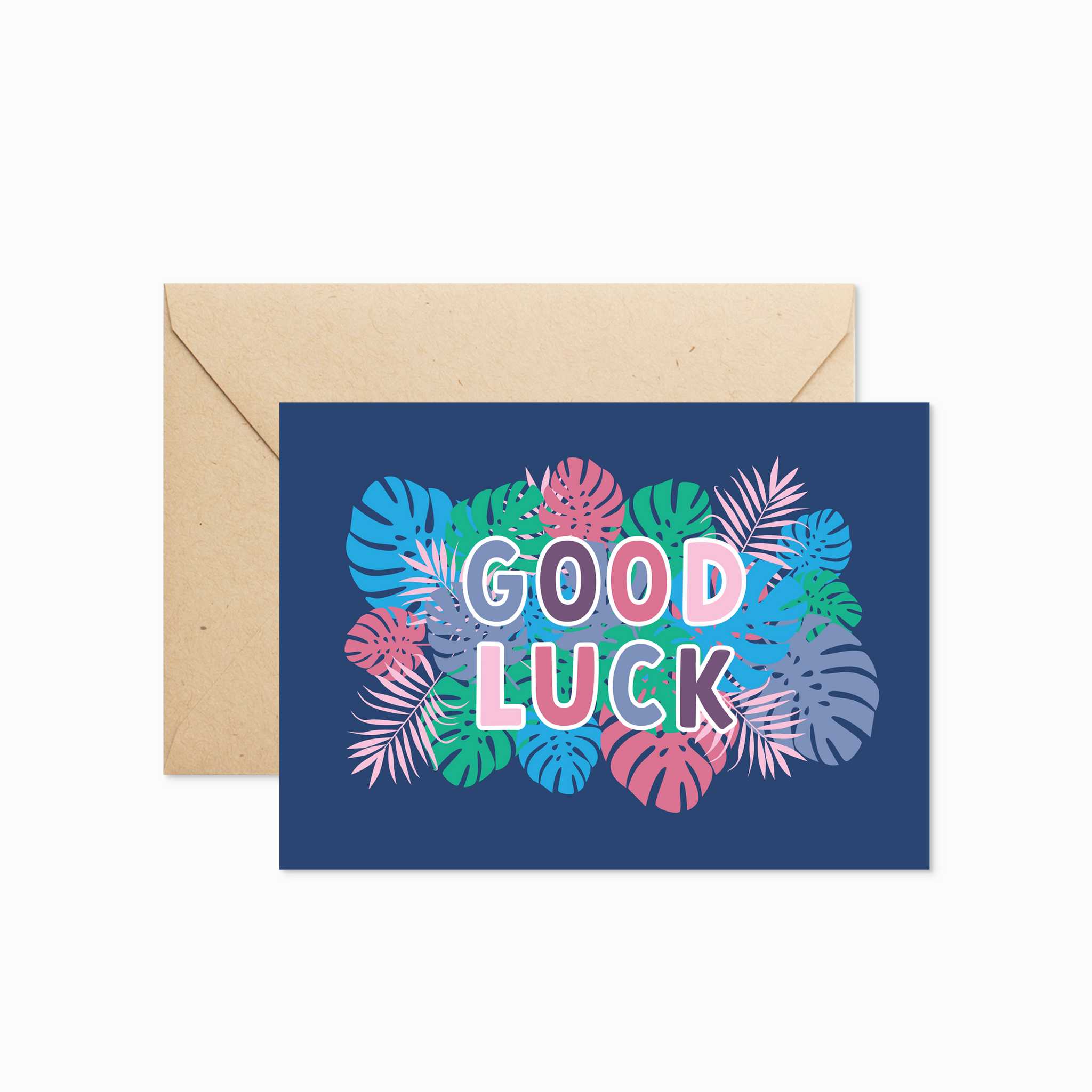 Good Luck Palm Greeting Card