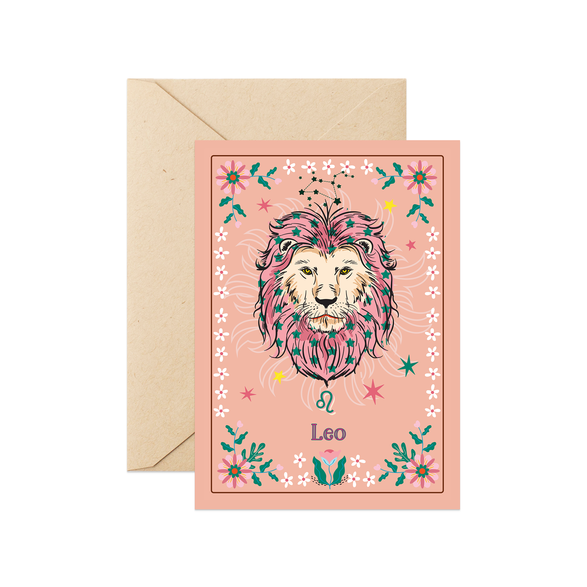 Leo Greeting Card