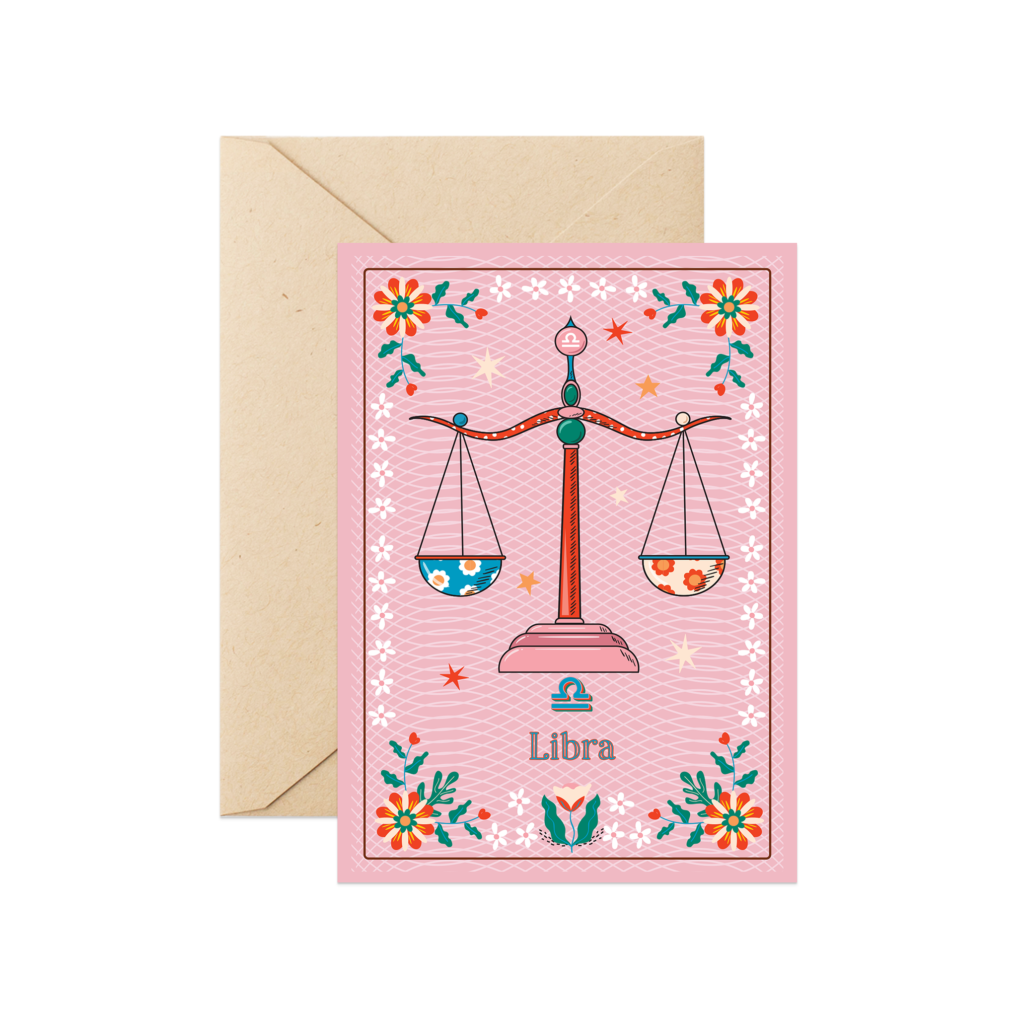 Libra Greeting Card