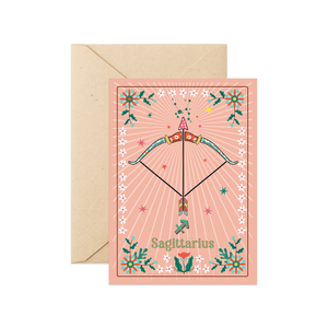 Sagittarius Greeting Card