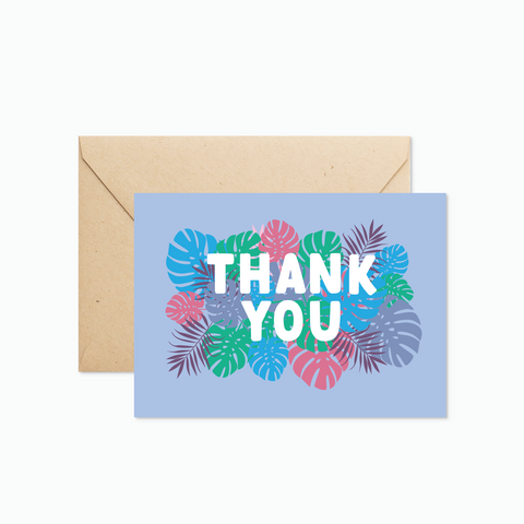 Thank You Palm Greeting Card