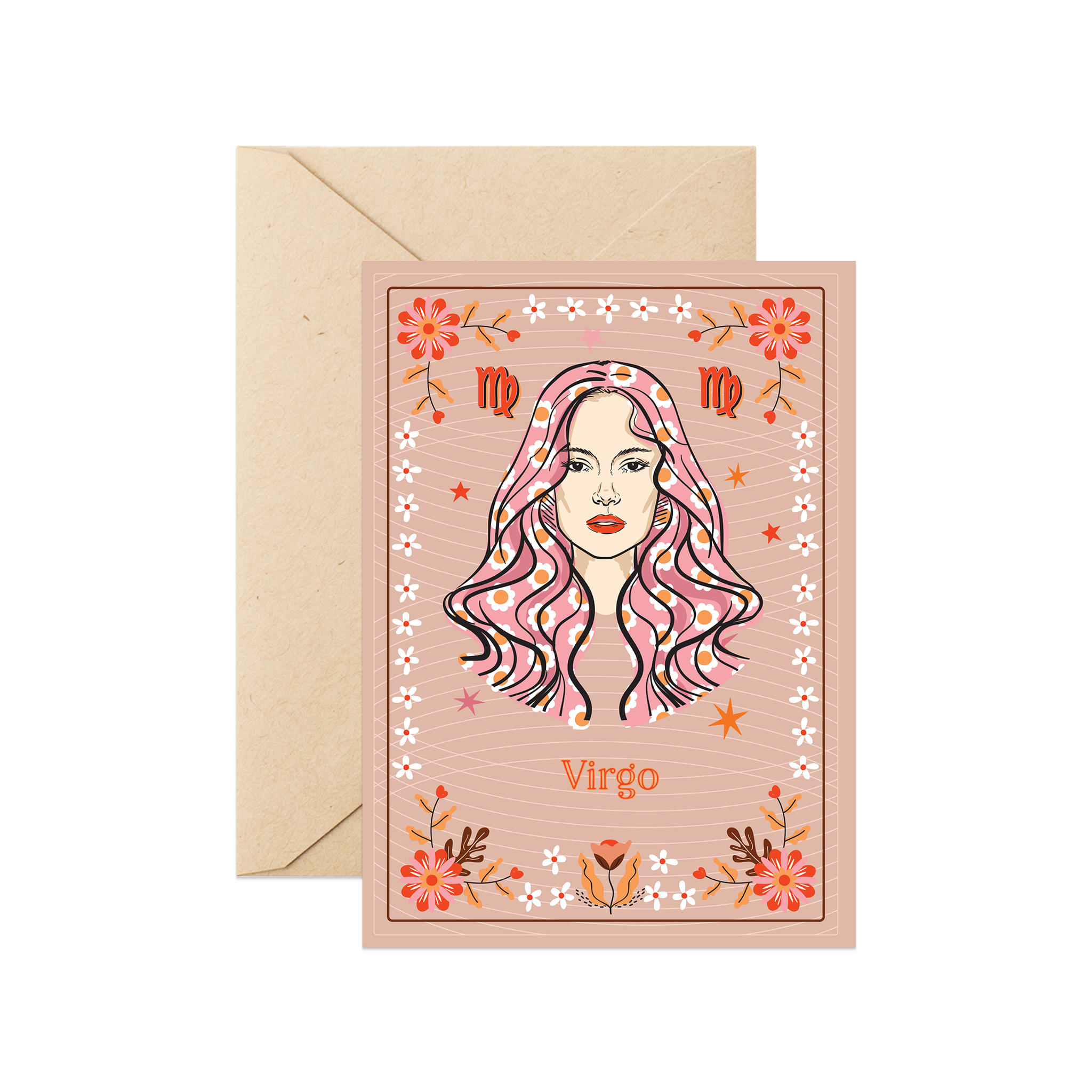 Virgo Greeting Card