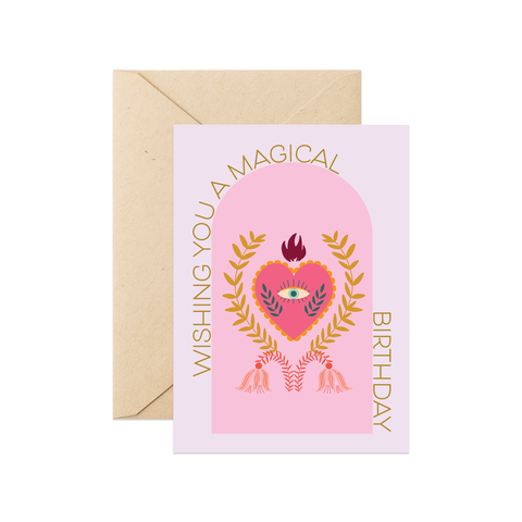Wishing you a Magical Birthday Greeting Card