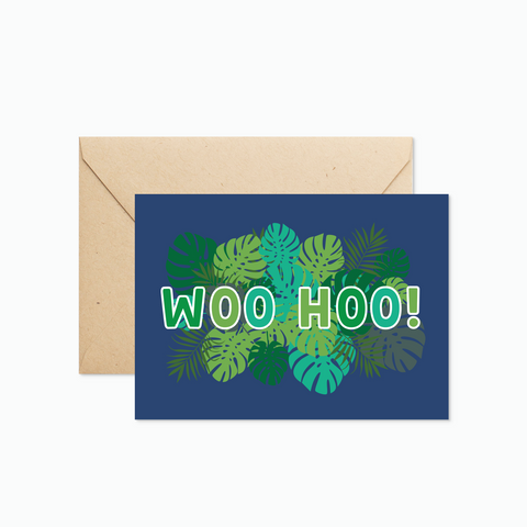 Woo Hoo Greeting Card