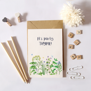 Seeded Card - It's Party Thyme!