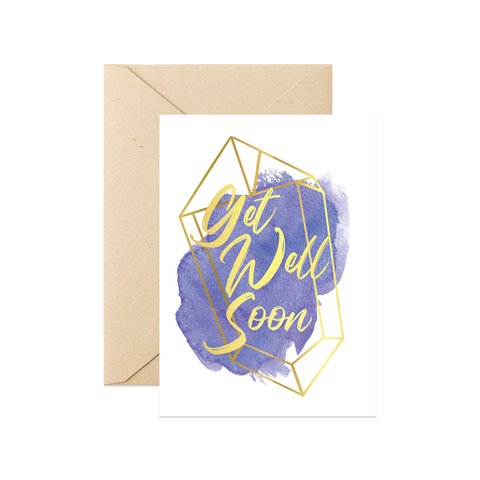 Get Well Soon - Mini Greeting Card