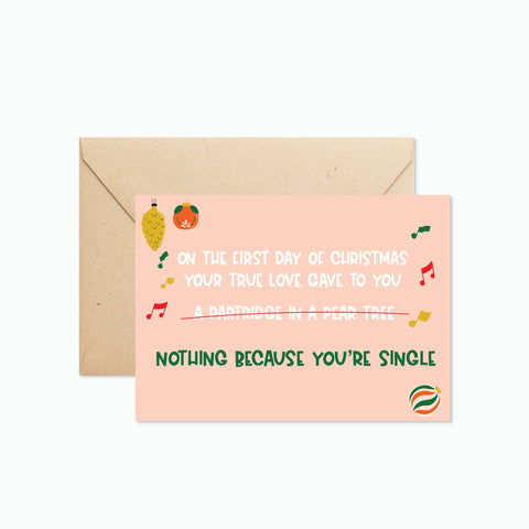 Christmas Card - On The First Day of Christmas