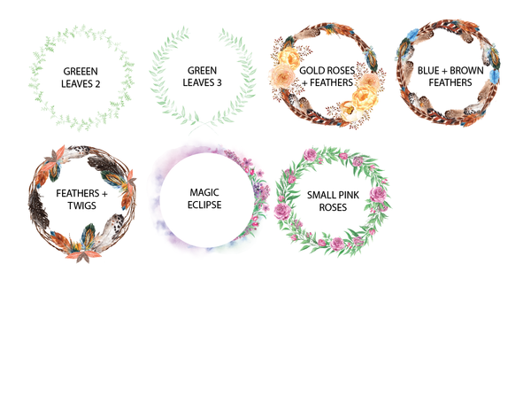 Custom Name Wreath Print 4 of 4